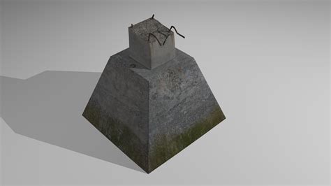 old broken pillar 3D asset | CGTrader