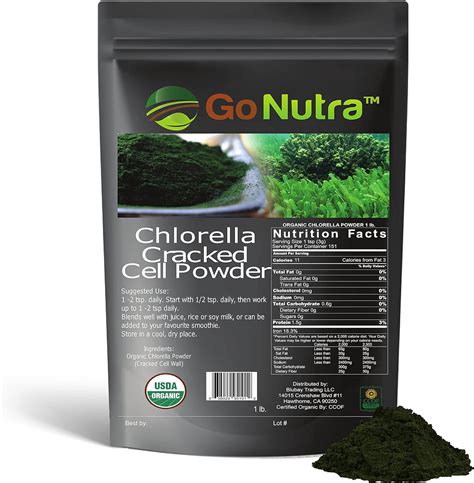 Buy Chlorella Powder 1 Lb Organic Raw Non Gmo 100 Pure Cracked Cell