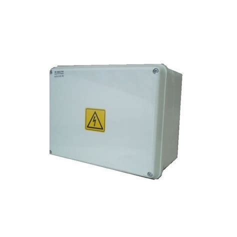 Caja Paso SISTELECTRIC Pvc Ip65 Exterior Blanca 165x210x110 Opaca