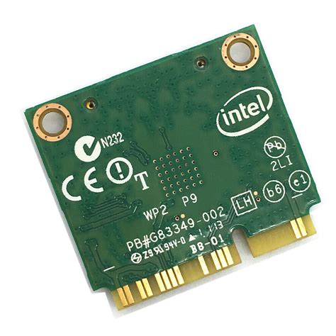 Intel Wireless-N 7260 7260HMW BN 802.11b/g/n WiFi+Bluetooth 4.0 Mini ...