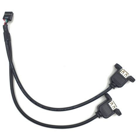 Jual Kabel 9 Pin Usb 2 0 Splitter Cabang Motherboard Cable Hub Adaptor