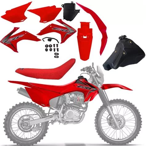 Kit Plastico Amx Crf230 C Adesivos Tanque E Banco Parcelamento Sem