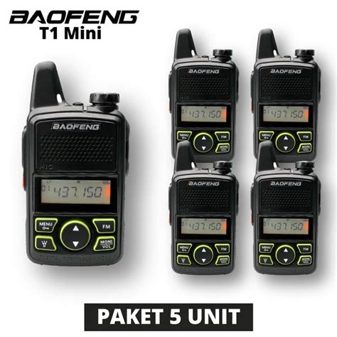 Jual Walkie Talkie Bofeng BF T1 Radio HT Paket 5 Unit Handy Talky