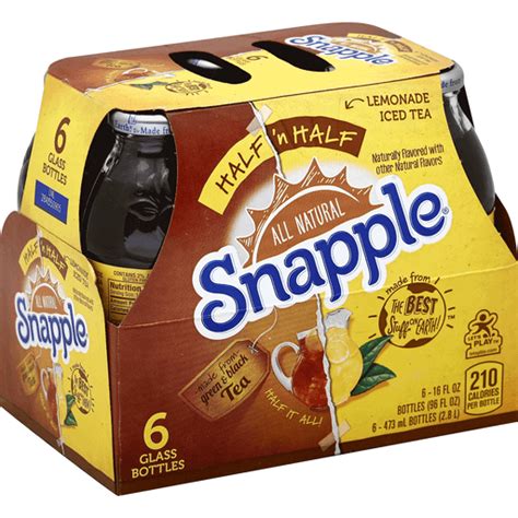 Snapple Half N Half Lemonade Iced Tea Flavored Reasor S