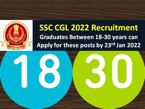 Ssc Cgl Registration For Age Group Years At Ssc Nic In