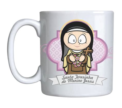 Caneca Santa Teresinha Do Menino Jesus Santinhoz