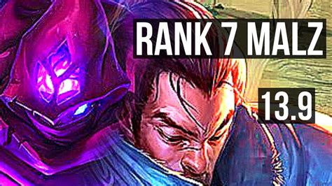 Malzahar Vs Yasuo Mid Rank 7 Malz 5312 Tr Grandmaster 139