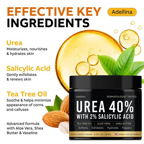 Urea Cream 40 Percent For Feet Urea Foot Cream For Dry Cracked Heels