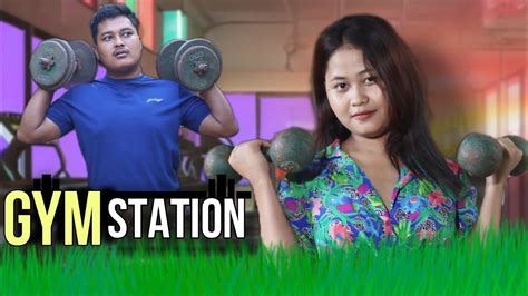 GYM STATION New Kokborok Short Drama 2024 ABIR DEBBARMA YouTube