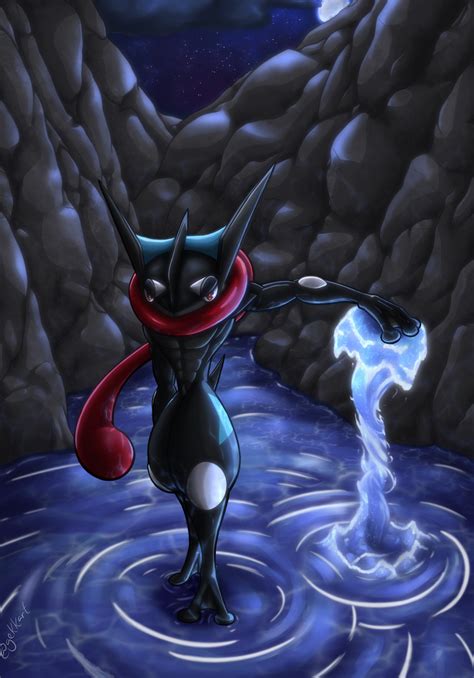 Shiny Greninja Fanart!!! by Gekkart on DeviantArt