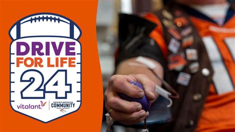 Denver Broncos Vitalant Begin 24th Drive For Life Blood Campaign