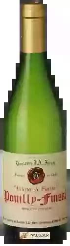 Autour De Fuiss Pouilly Fuiss Du Domaine J A Ferret Vin Blancs De