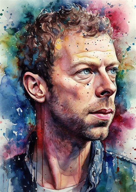 Chris Martin Digital Art By Dieu Vuong Kha Fine Art America