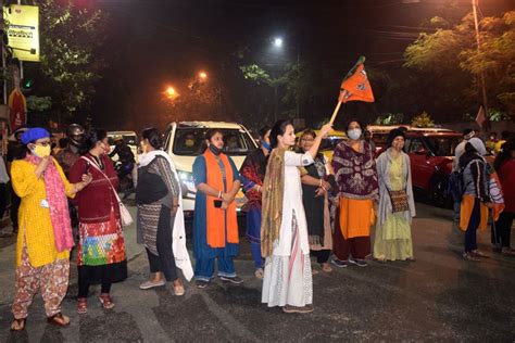 Bjp Protests Against Attack On Party President Naddas Convoy In Bengal