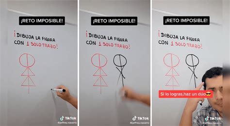 Tiktok Viral Reto Dibuja Estas Figuras Geom Tricas Con Una Sola L Nea