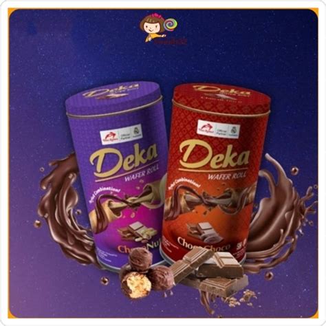 Deka Wafer Roll Choco Dan Choconut Dua Kelinci ORIGINAL INDONESIA