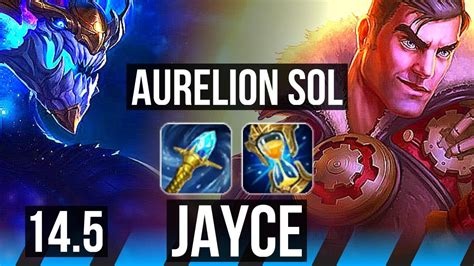 AURELION SOL Vs JAYCE MID Comeback 1200 Games 9 3 12 Dominating