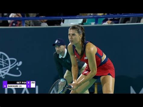 Maria Sakkari Vs Sorana Cirstea WTA Tennis Coverage Abh Dhabi