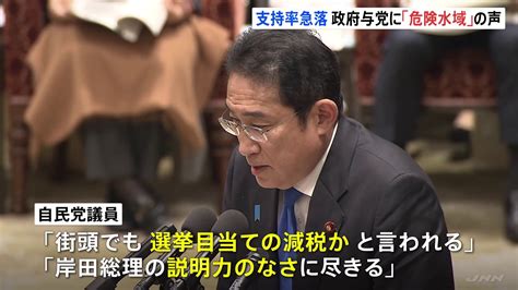 岸田内閣の支持率、jnn世論調査で過去最低に 政府・与党内「危険水域」 Tbs News Dig