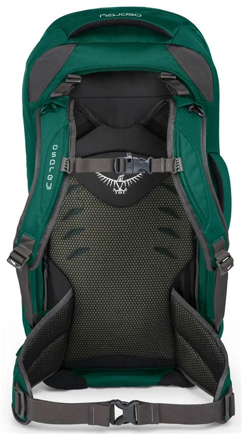 Osprey Womens Fairview 55 Travel Pack Rainforest Green