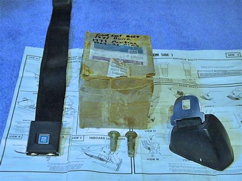 Gm Gto Gs Seat Belts E Classic Nos Parts