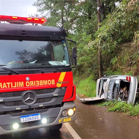 Capotamento Na ERS 130 Em Lajeado Deixa Jovem Ferido