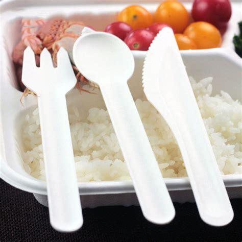 Biodegradable Paper Cutlery Compostable Disposable Spoon Fork