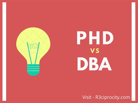 Dba Vs Phd Top Programs In Business R3ciprocity Blog