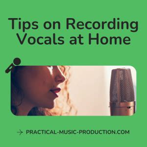 Tips On Recording Vocals At Home Hitting The Right Notes