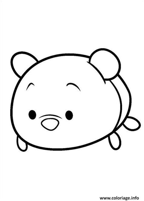 Coloriage Winnie Tsum Tsum Dessin Tsum Tsum à Imprimer