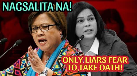 Hinde Na Nakapagpigil Si Sen Leila De Lima Youtube