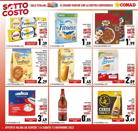 Anteprima C Un Volantino Sottocosto Conad Dal Novembre Ecco