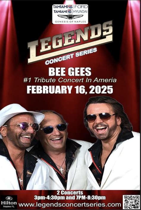 BEE GEES #1 TRIBUTE CONCERT IN AMERICA- February 2-16 Tickets in Naples ...