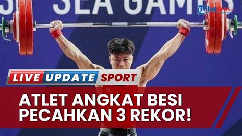 Atlet Angkat Besi Indonesia Pecahkan 3 Rekor Sekaligus Olimpiade Paris