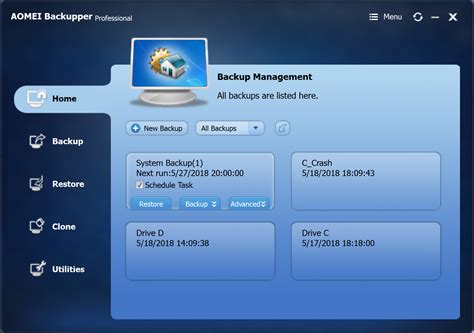 After The Crash, Comparing Backup Software, Acronis, Aomei and Paragon