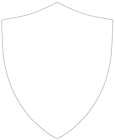 Shield Template 288 Clip Art At Vector Clip Art Online