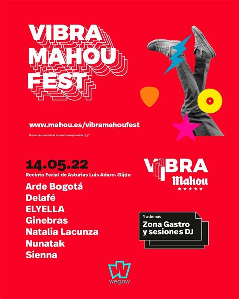 Vibra Mahou Fest 2022 Cartel Entradas Horarios Abonos Viajes Y