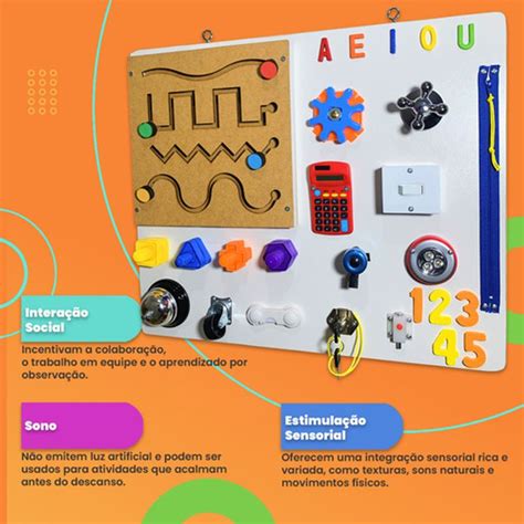 Painéis Sensoriais Montessori - Painel Sensorial Montessori Infantil | Atividades Bebês | Board Kids ...