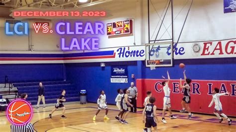 League City Intermediate School 8a Basketball Game Vs Clear Lake