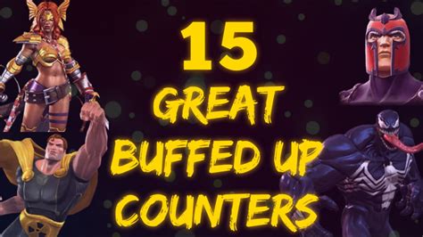 Mcoc 15 Buffed Up Counters Marvel Contest Of Champions Youtube