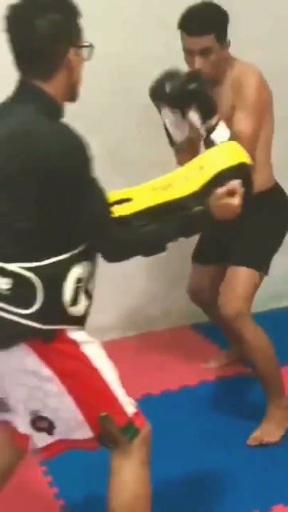 Ayoub Pad Training Kickboxing Mma Morocco Muaythai Boxing Sefrou