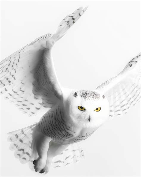 Snowy Owl In High Key Digital Art By Wes And Dotty Weber Fine Art America