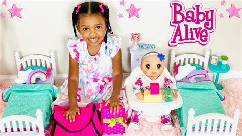 Baby Alive Packing Her Bags To Go To Grandmas House Youtube