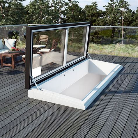 Gallery Of Flat Roof Exit Comfort Swing Roof Access Hatch Flat