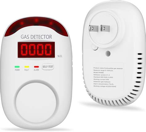 Plug In Natural Gas Detector Hembisen Home Gas Leak Detector Alarm