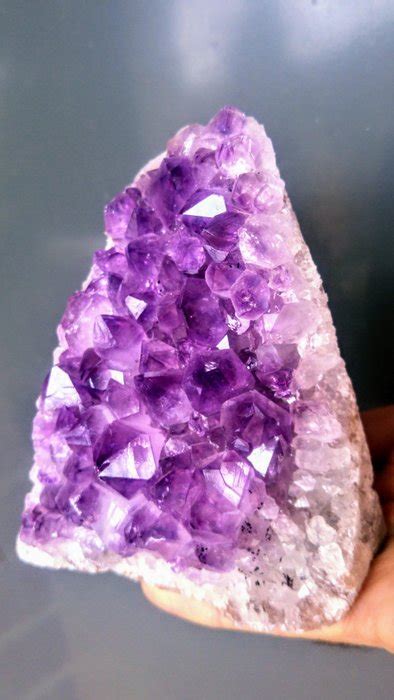 Large Clear Violet Colour Crystals Druse Cluster Amethyst Catawiki