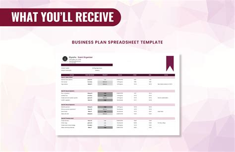 Business Plan Spreadsheet in Mp4, Excel, Google Sheets - Download ...