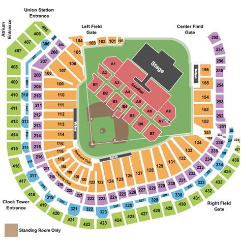 Minute Maid Park Seating Chart Section Row And Seat Number Info