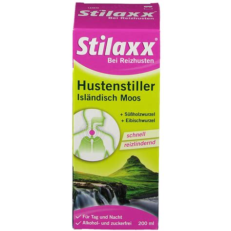 Stillaxx Hustenstiller F R Erwachsene Ml Shop Apotheke At