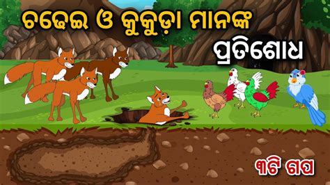 Chadhei O Kukuda Manank Pratisodh Odia Gapa Odia Bird Story Odia